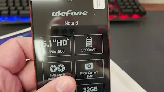 ULEFONE NOTE 6 Unboxing Video – in Stock at www.welectronics.com