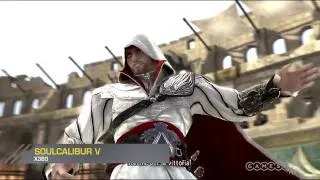 SoulCalibur V - Ezio vs Dampierre Gameplay Video (Xbox 360)