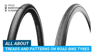Treads And Patterns On Road Bike Tyres