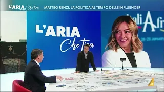 Matteo Renzi ospite a L’aria che tira | 6/02/2024