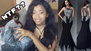 IS IT LEGIT?? HEBEOS PROM DRESS REVIEW ( UNBOXING AND TRY ON ) | RaeRay Janae