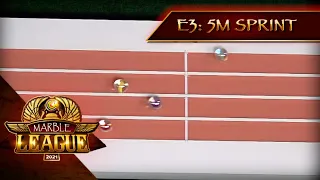 Marble Race: Marble League 2021 - E3 5 Meter Sprint