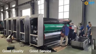 automatic flexo printer slotter and die cutter machine for corrugated carton