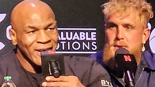 Jake Paul vs Mike Tyson • NY KICKOFF PRESS CONFERENCE & Face Off Video
