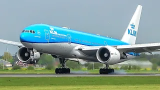 (4K) Loads of Planes landing - A busy Plane spotting day at Amsterdam airport Schiphol!