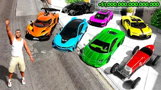 Collecting QUADRILLIONAIRE CARS in GTA 5!