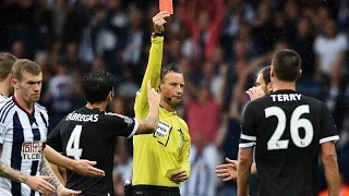 John Terry Red Card vs West Brom 2015