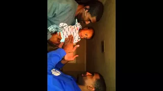 Baby Sees Daddy's Twin for the First Time! Part 2!