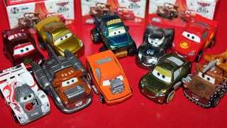Mattel Disney Cars 2023 Mini Racers Unboxing - Speeder Mater, Snot Rod, Rumbler, Shu, Gold McQueen
