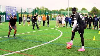 6'5" French Player Comes Down And WREAKS HAVOC!!! (1V1 FOR £1000) LONDON ALL STARS