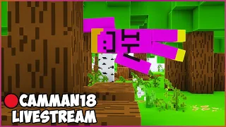 Minecraft, but I'm SIDEWAYS camman18 Full Twitch VOD