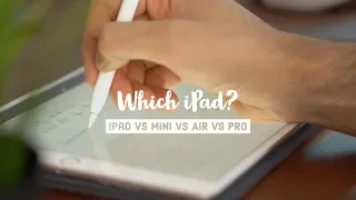 Which iPad should you buy - Analysis of iPad Pro vs iPad Air vs iPad Mini vs iPad