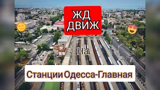 ЖД/Движ на станции Одесса-Главная. АВГУСТ 2019.