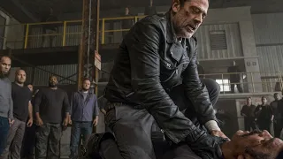 Negan erwürgt Simon! The Walking Dead Deutsch