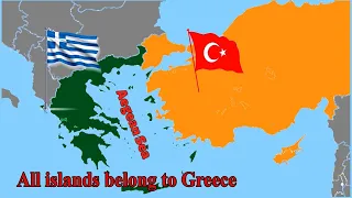 Почему Греция оккупировала все острова, расположенные рядом с Турцией?