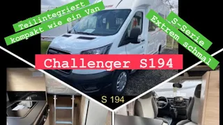 Ein toller Teilintegrierter - kompakt wie ein Van und wendig - Challenger S 194 - S wie Slim