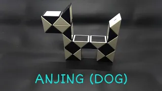 Tutorial Rubik's Twist 24 or Magic Snake - Bentuk Anjing (Dog)