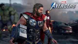 Thor Gameplay - Marvel's Avengers (4K) on PS5