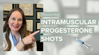 IVF Progesterone Shot Tips + Tricks For Less Pain & Lumps Intramuscular Injection | Dr Lora Shahi