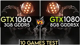 GTX 1060 (3GB) vs GTX 1080 | Test In 10 Games | How Much Difference ?