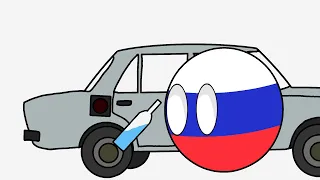 Russia vs Usa | hold my vodka | countryball @AceAnimations