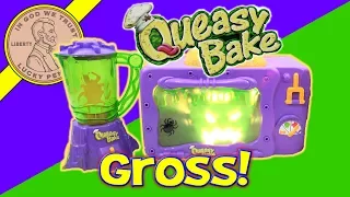 2002 Queasy Bake Oven & Mixerator - Dip 'N Drool Dog Bones & Larva Licious Cocoon Cookies