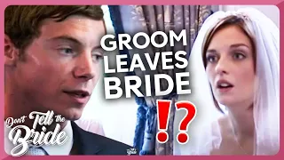 Groom leaves Bride after wedding ceremony!