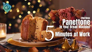 Just 5 Minutes of Work: Effortless Panettone in Your Bread Machine!