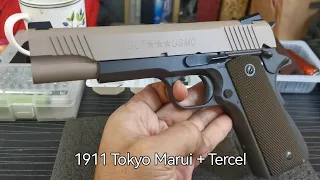 แต่งปืนสั้นบีบีกัน 1911 Tokyo Marui+ Tercel แนวคลาสสิคๆเพื่อแข่งIPSC #airsoft #airsoftguns #bbguns