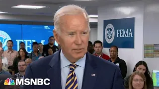 Biden addresses response to Idalia at FEMA headquarters