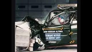 292. 1998-2001 Nissan Bluebird moderate overlap IIHS crash test #shorts