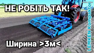 Як НЕ треба робити! Оранка та культивация Lemken із Zetor Forterra 150 та Major 80