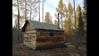 СТРОИТЕЛЬСТВО ИЗБЫ В ЛЕСУ