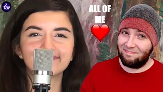 ANGELINA JORDAN "ALL OF ME" | FAULPLAY REACTS