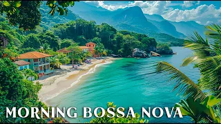 Bossa Nova Jazz & Soothing Ocean Sounds With a Tropical Beach Cafe Atmosphere for a Fun Mood