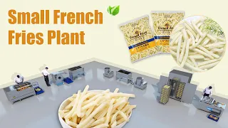 Small French Fries Processing Plant | Frozen Potato Fries Production Line Manufacturer & Supplier