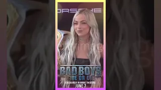 #shorts Liv Morgan WWE Women's World Champion at Bad Boys 4 Ride or Die movie premiere red carpet