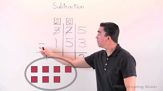 Subtraction: 3 Digit Minus 3 Digit with Regrouping / My Growing Brain