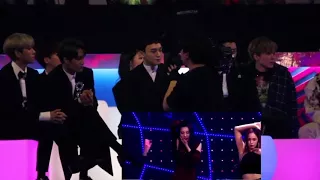 Fancam|171201 EXO full reaction to Sunmi & Taemin - Gashina + Move @ MAMA 2017