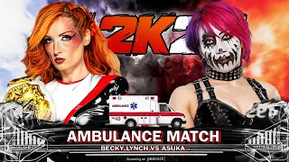 WWE 2K24 | Becky Lynch Vs Asuka - Ambulance Match