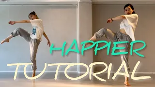 [Dance Tutorial] Happier - Olivia Rodrigo Choreography.MIA |재즈댄스 | 발레 | 컨템포러리리리컬재즈 | 댄스튜토리얼