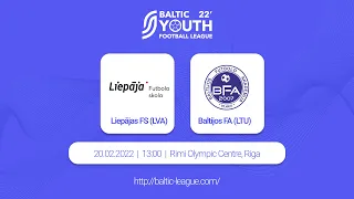 Baltic Youth Football League 2022 | Liepājas FS (LVA) - Baltijos FA (LTU)