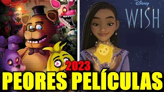 6 PEORES PELÍCULAS ANIMADAS del 2023