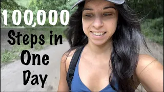 Walking 100,000 STEPS  in 1 DAY!