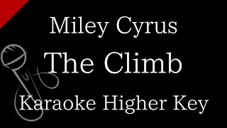 【Karaoke Instrumental】The Climb / Miley Cyrus【Higher Key】