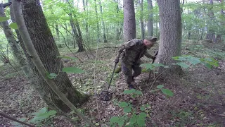 Злобные комары чуть не сожрали хорошего человека. Коп по войне. METAL DETECTING WW2.