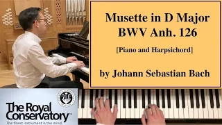 Bach: Musette in D Major BWV Anh. 126, Piano and Harpsichord [Tutorial] - RCM Piano Level 3