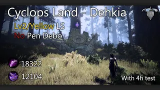 Black Desert Online | Guardian Succession Cyclops Land Dehkia 30k~ Total TL [Lv2 LS No Agris]