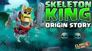 How the Immortal Barbarian King Died and Became the Skeleton King! Clash of Clans Origin Story 2019!