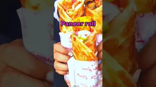 Tawa Paneer Roll in Making🤤😍 // Delhi Street Food  #shortsfeed #shortsvideo #shorts